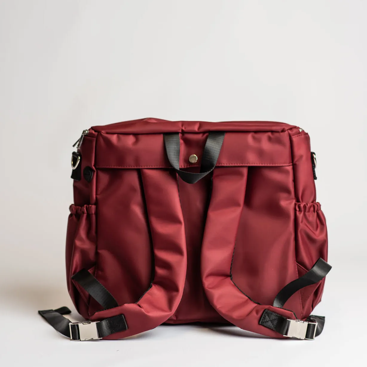 [SECONDS] Cranberry | 4-in-1 Convertible Nappy Backpack