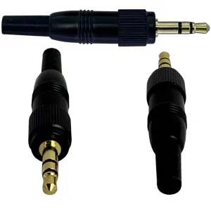 Sennheiser 3.5mm Jack Plug TRS Stereo Screw On Locking Microphone Connector