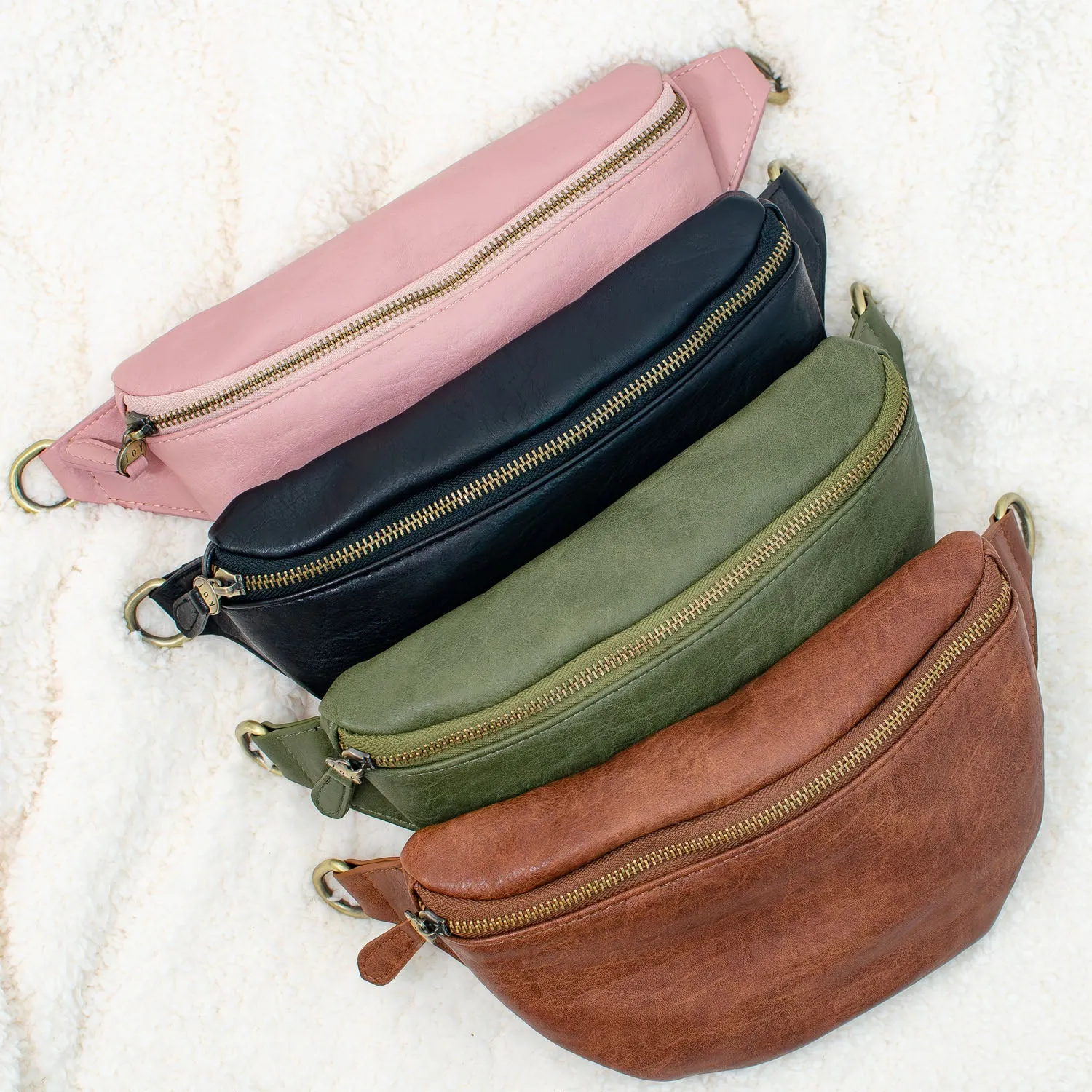 Shiloh Belt Bag - Monogrammed Fanny Pack - Sling Bag - 4 Colors