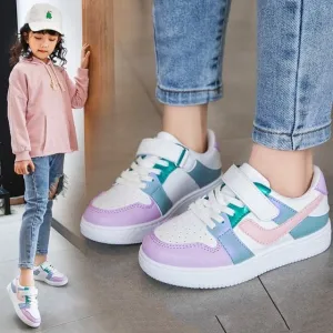 Shiny Upper Children Shoes Fashion Sneakers Casual Sports Shoes Tennis