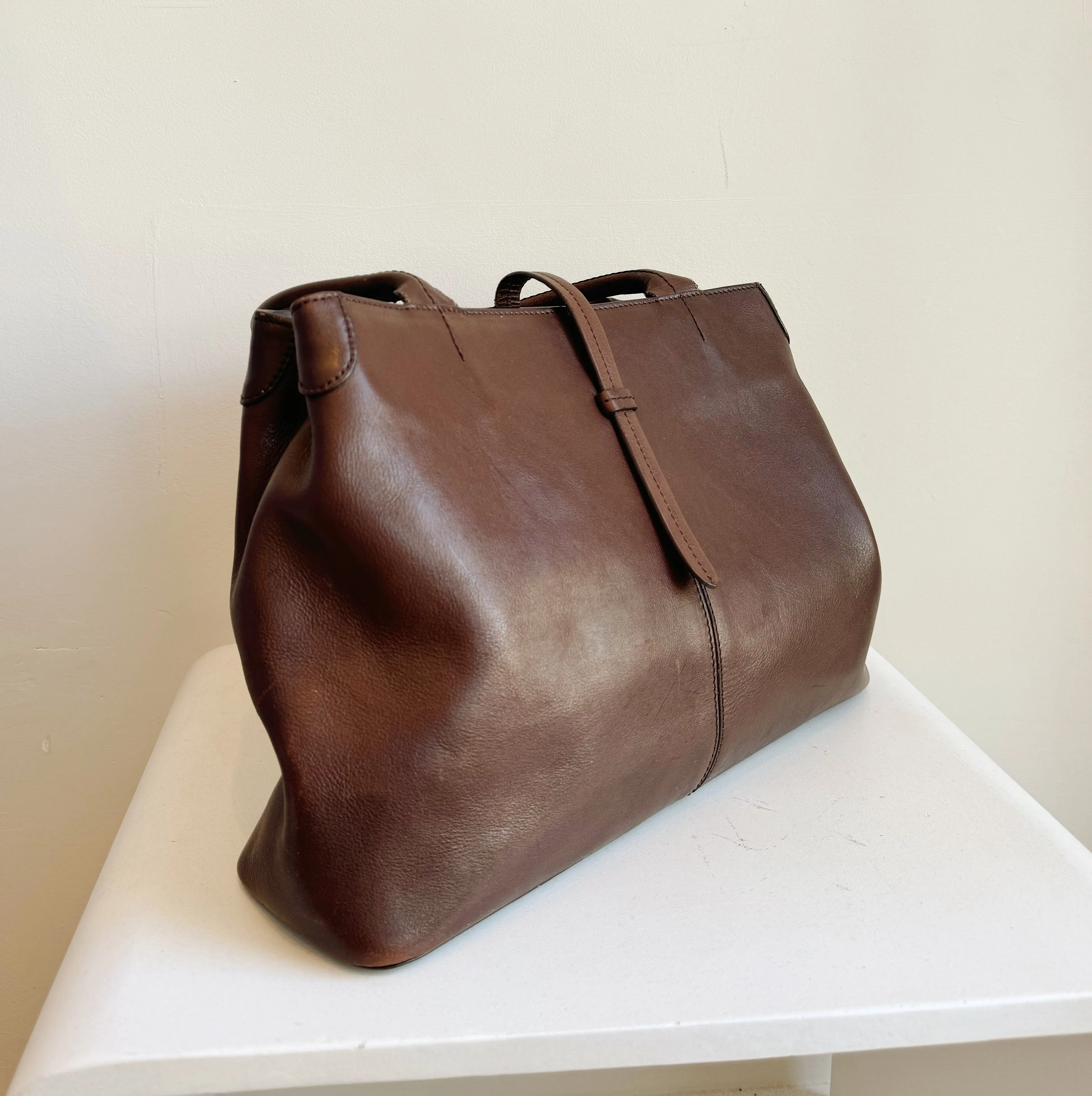 Shitaki Danier Leather Shoulder Bag