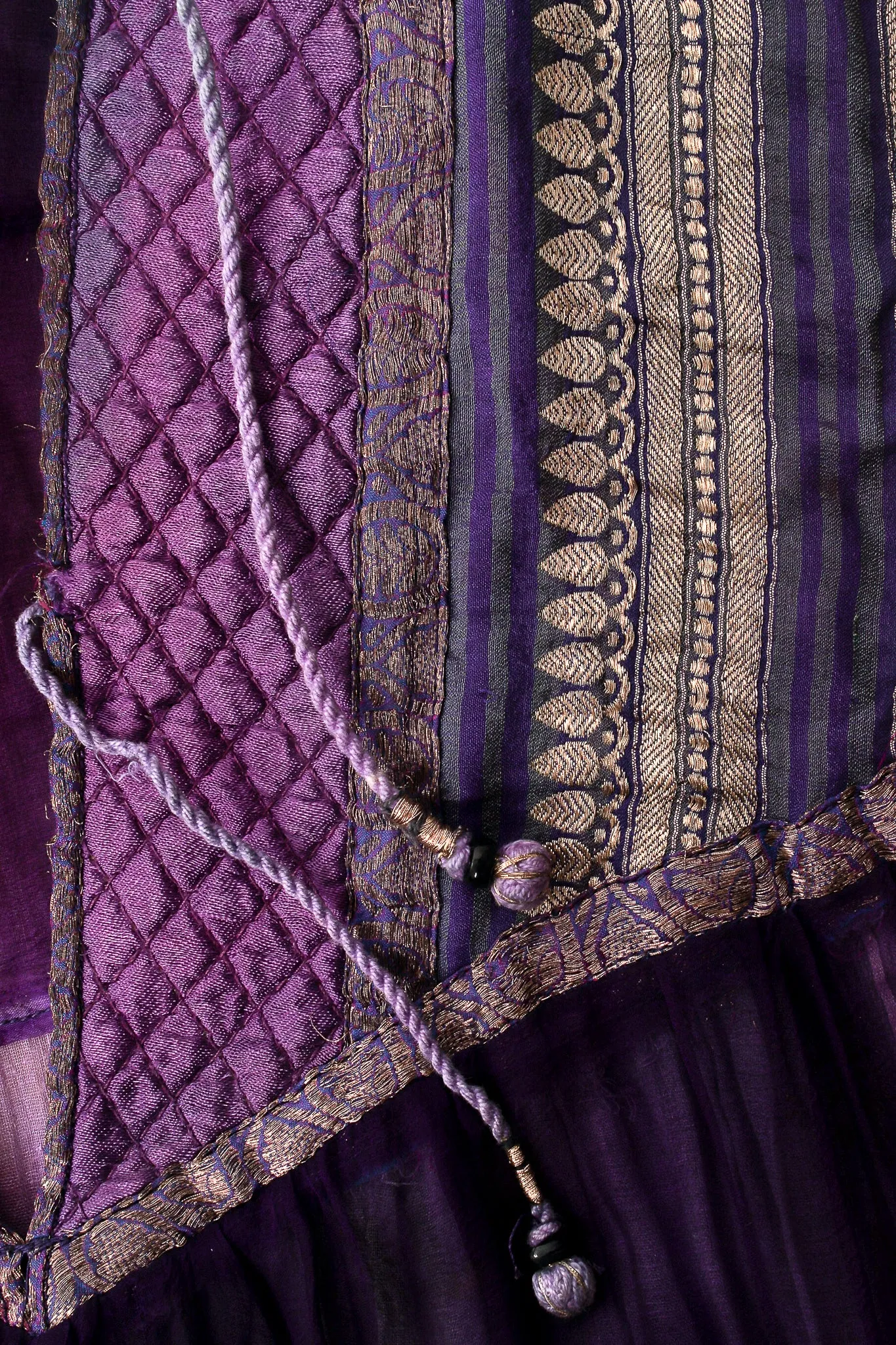 Silk Chiffon Floral Embroidered Indian Dress