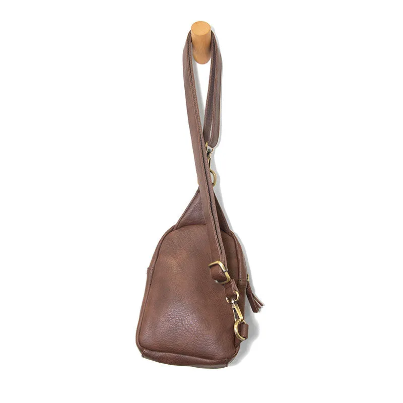 Skyler Sling Bag in Mocha
