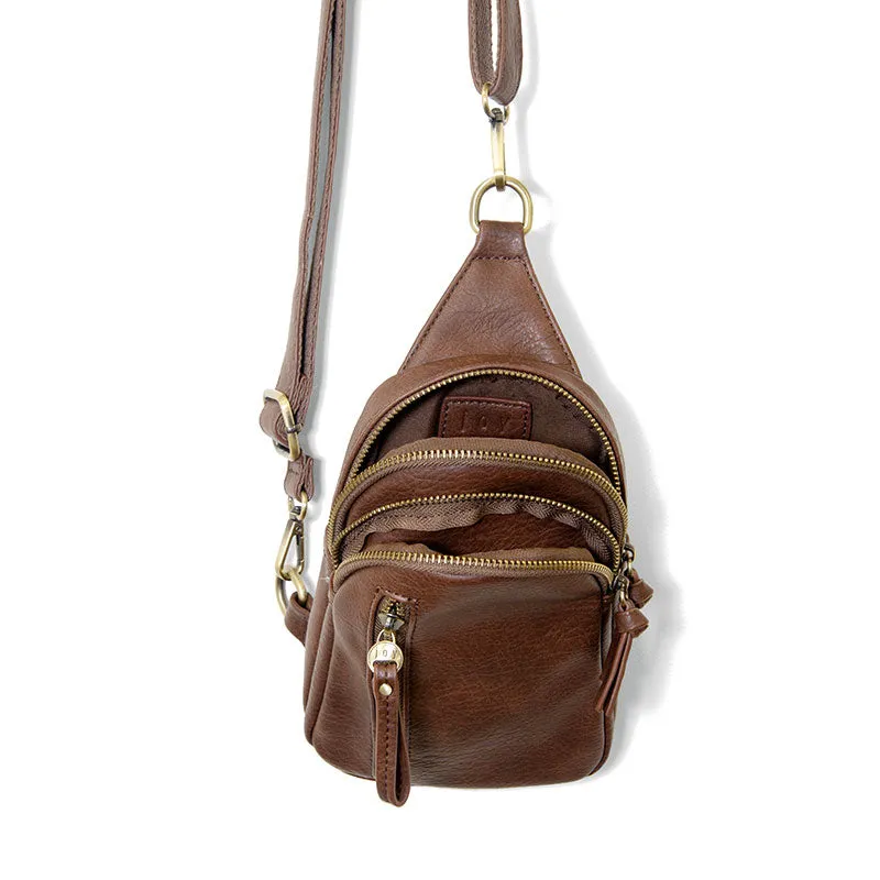Skyler Sling Bag in Mocha