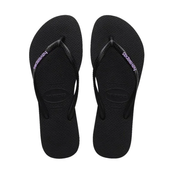 Slim Logo - Black/Lilac