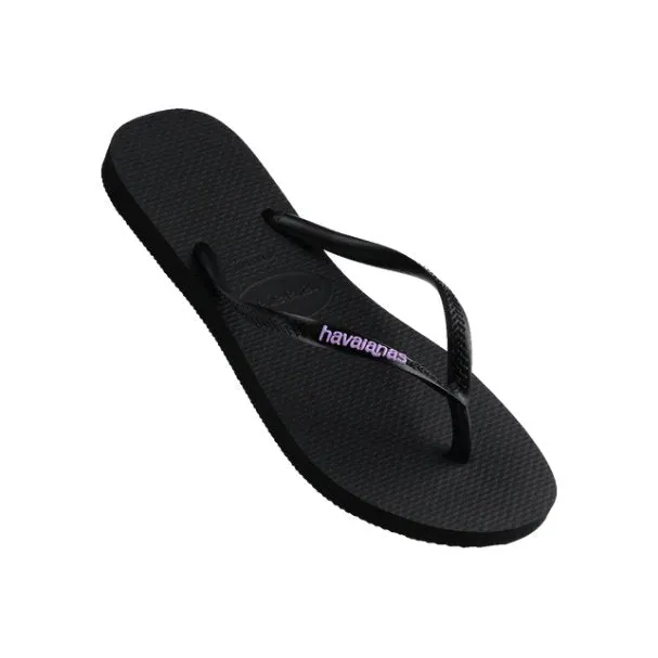 Slim Logo - Black/Lilac