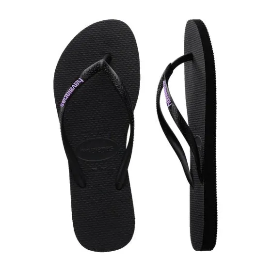Slim Logo - Black/Lilac