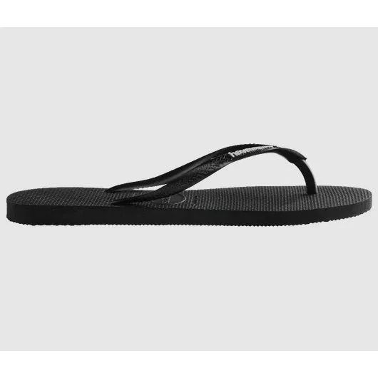 Slim Rubber Logo - Black/White