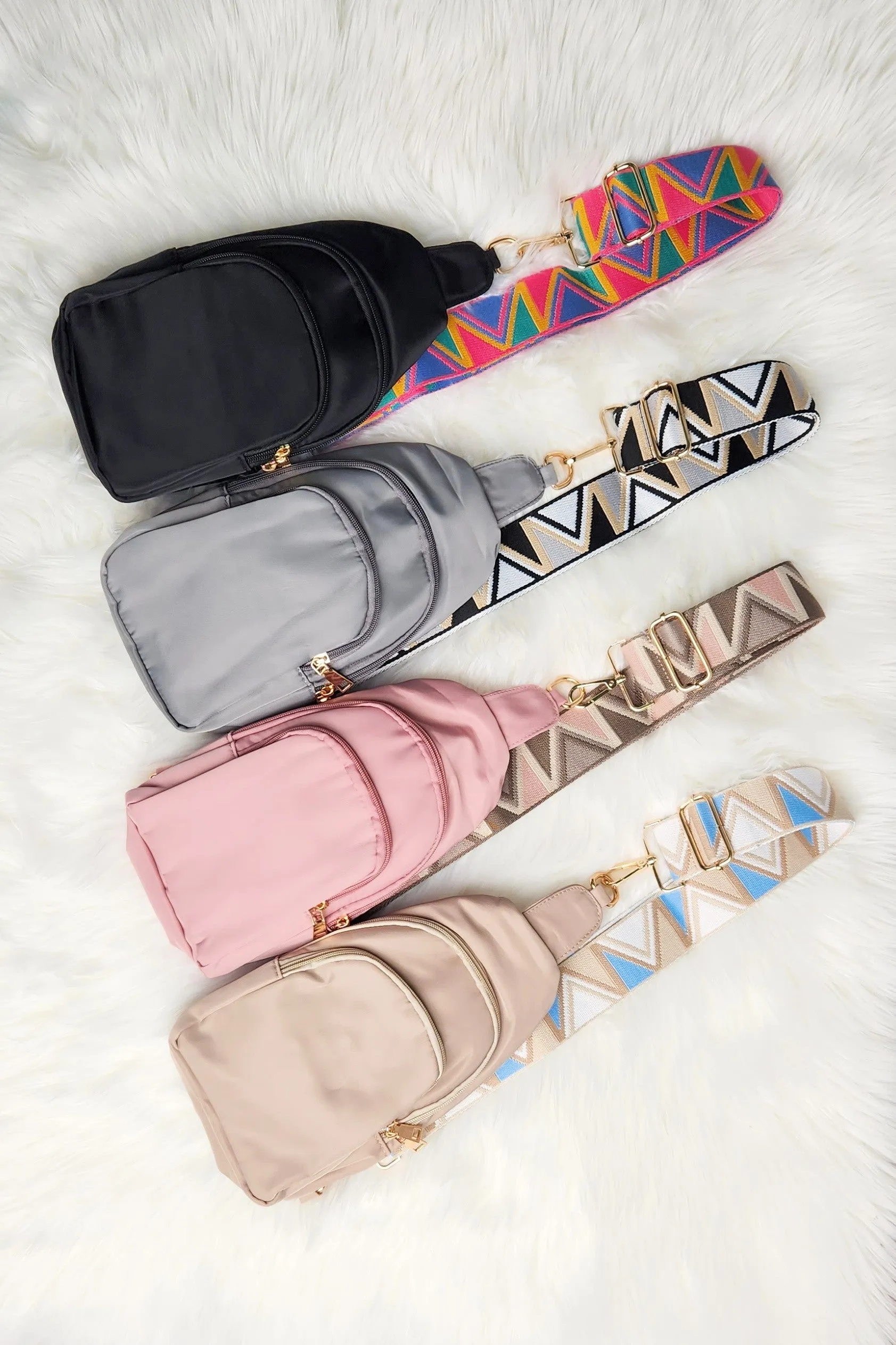 Sling Nylon Crossbody Bag