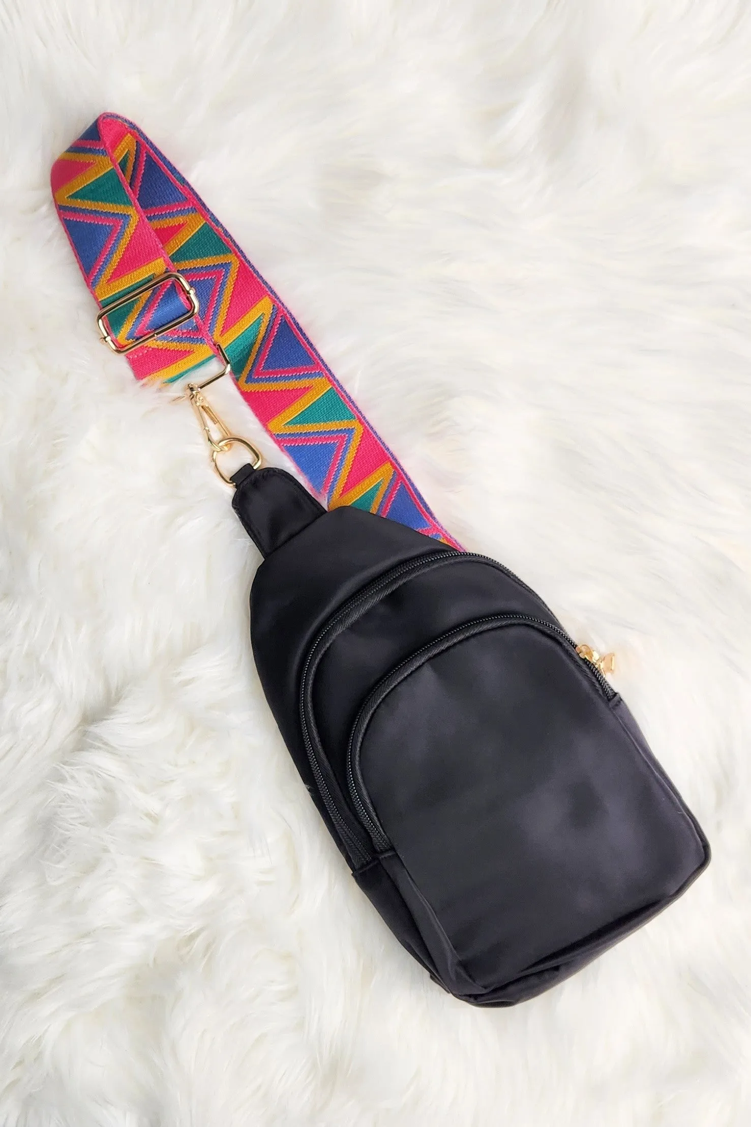 Sling Nylon Crossbody Bag