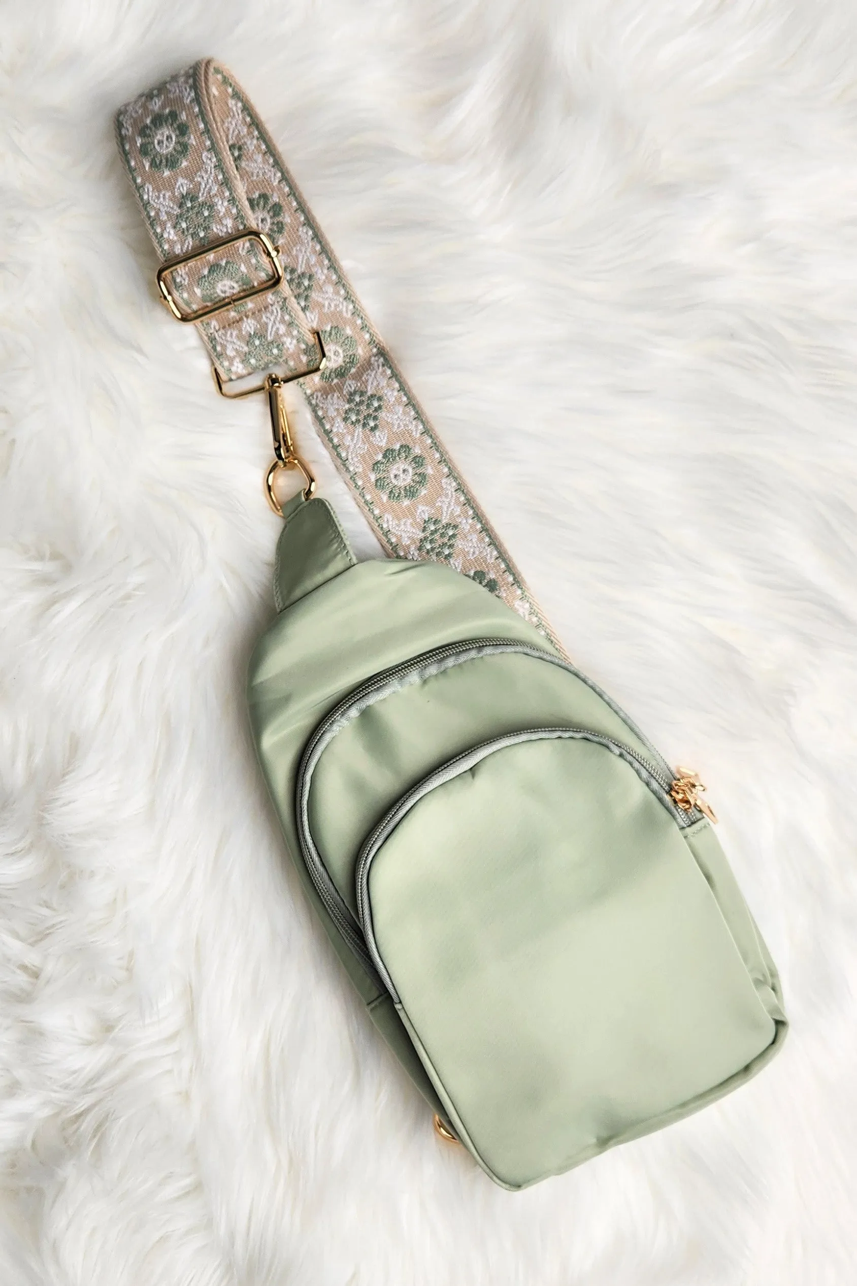 Sling Nylon Crossbody Bag