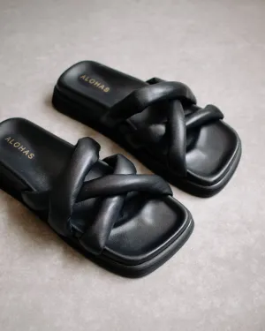 Slip On Cross Sandals
