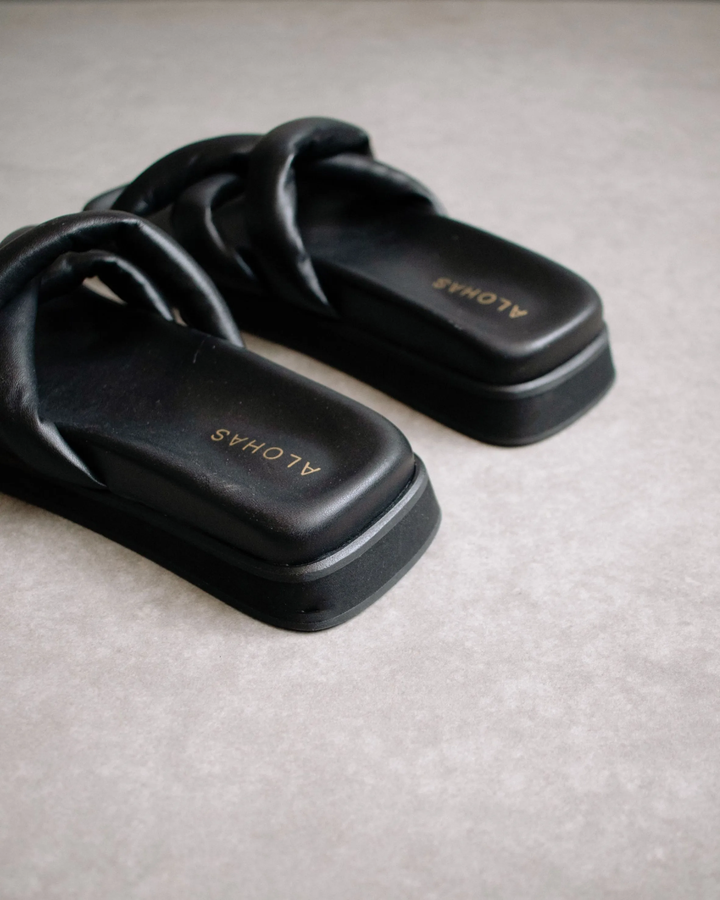 Slip On Cross Sandals