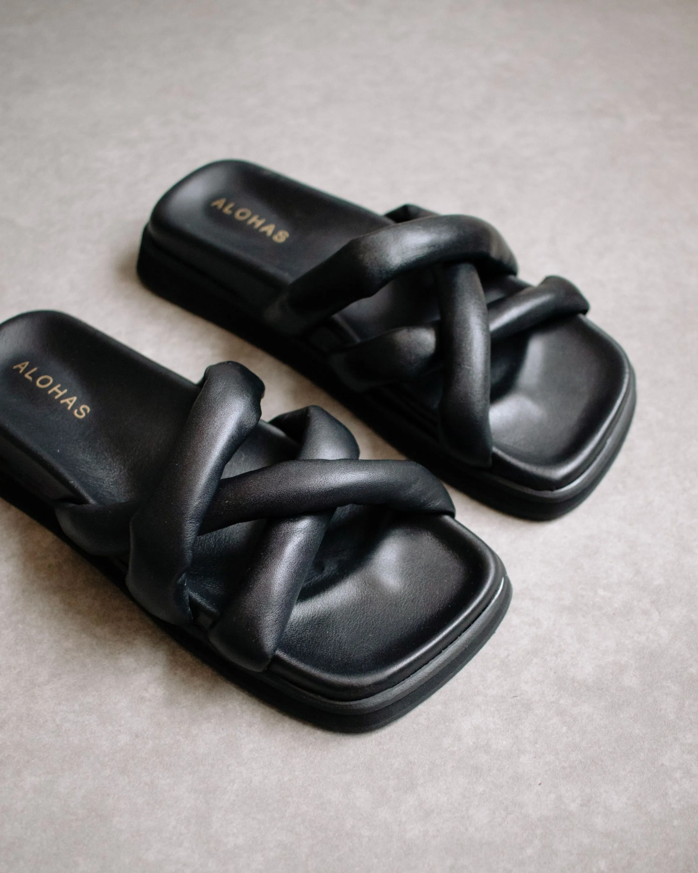 Slip On Cross Sandals