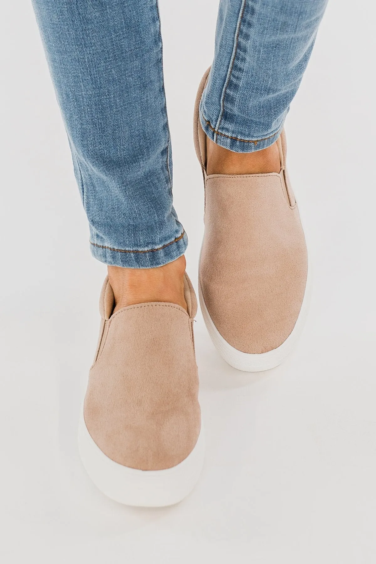 Soda Hike Slip On Sneakers- Neutral Taupe