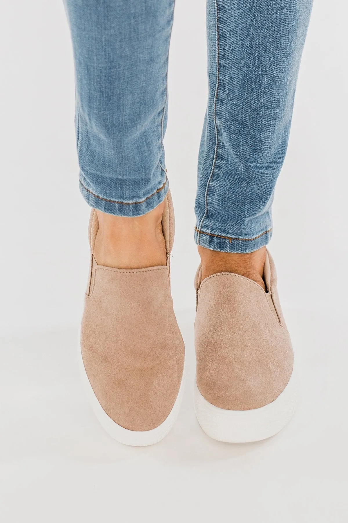 Soda Hike Slip On Sneakers- Neutral Taupe