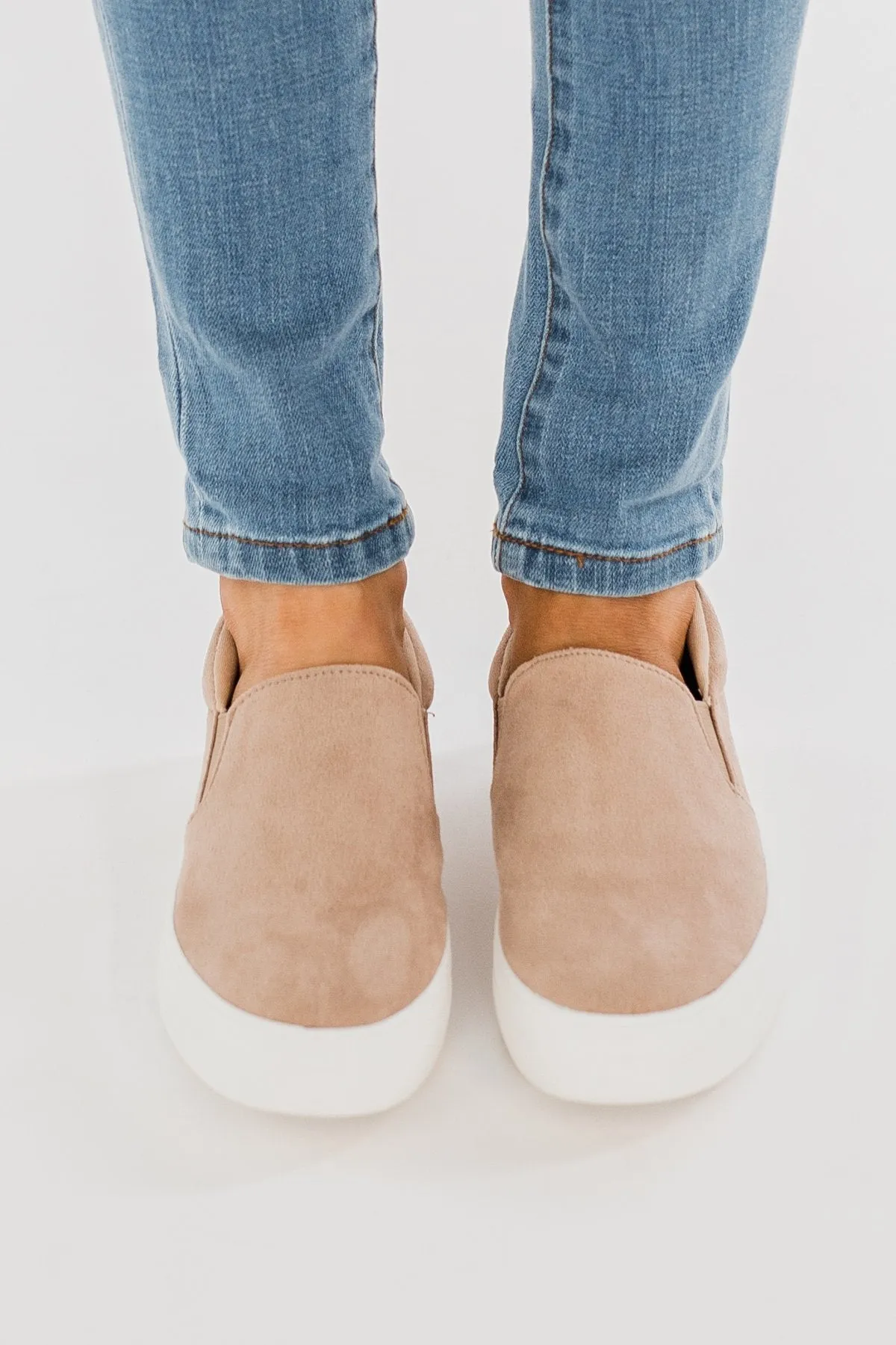 Soda Hike Slip On Sneakers- Neutral Taupe