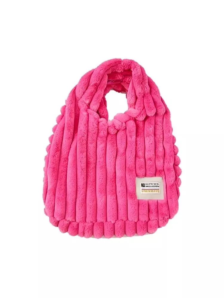 Soft Plush Women's Messenger Bag Vintage