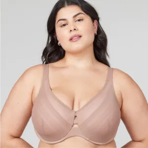 SPANX Low Profile Illusion Lace Minimizer Bra Cafe au Lait 40D