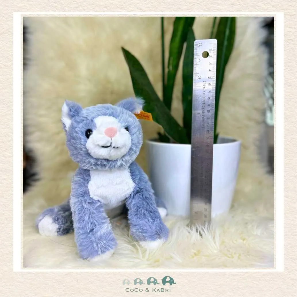 Steiff: Soft Cuddly Friends Cassie Cat - Blue