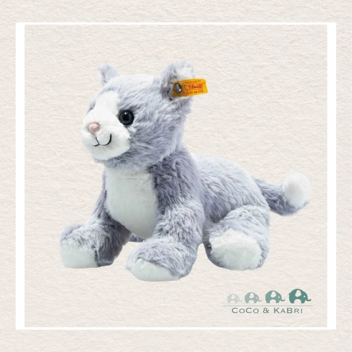 Steiff: Soft Cuddly Friends Cassie Cat - Blue