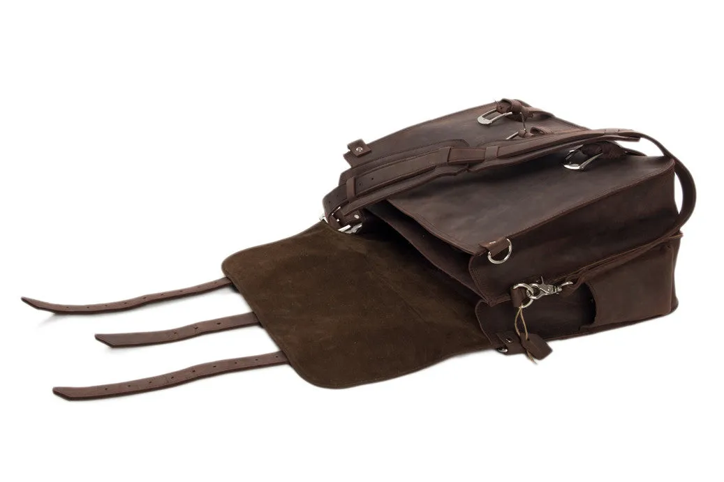 Super Large Multi-Use Leather Travel Bag, Duffle Bag, Leather Backpack 7072