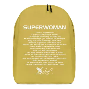 SUPERWOMAN BY XCLUSIF POETIX GOLD Minimalist Backpack