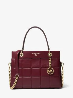 Susan Medium Quilted Leather Satchel