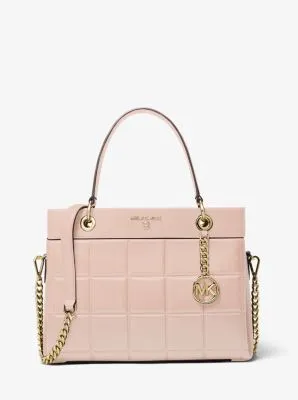 Susan Medium Quilted Leather Satchel