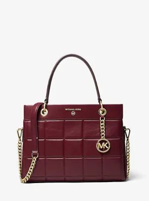 Susan Medium Quilted Leather Satchel