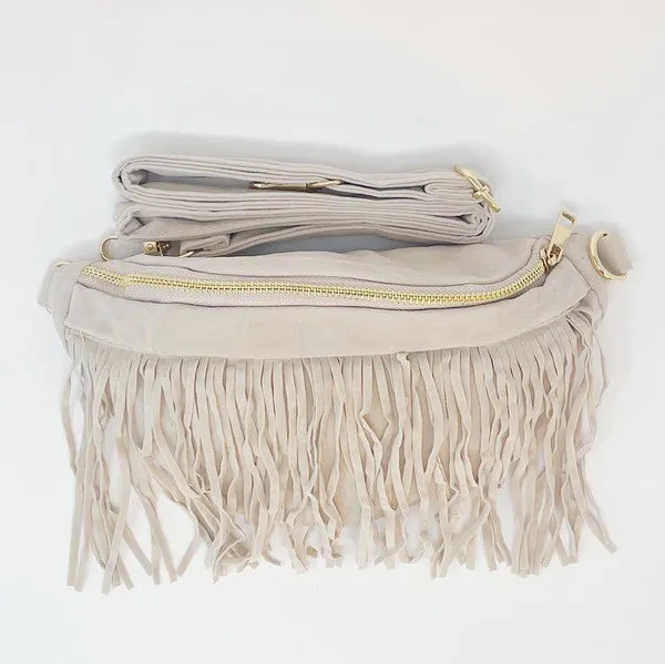 The Tumbleweed Suede Fringe Sling Bag