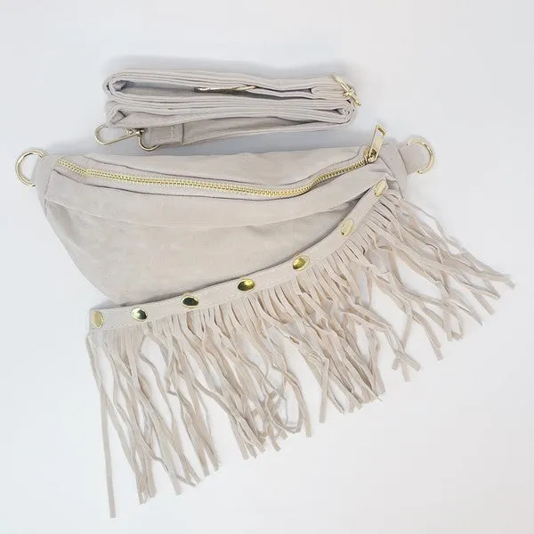 The Tumbleweed Suede Fringe Sling Bag
