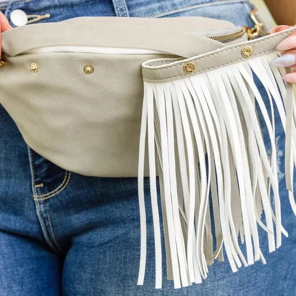 The Tumbleweed Suede Fringe Sling Bag