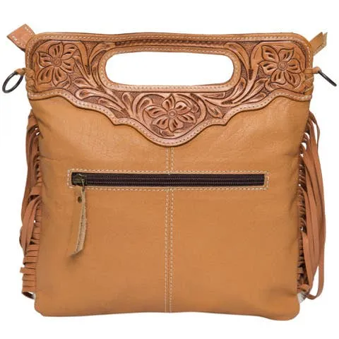 Tooling Leather Sling Cowhide Bag - AB04 - Cali