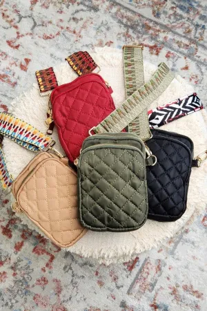 Tori Quilted Crossbody Trendy Strap Sling Style