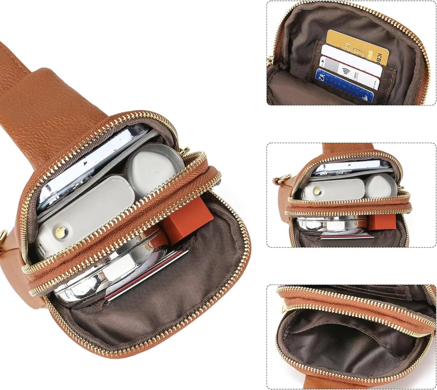 Travel Crossbody Sling Bag for Women
