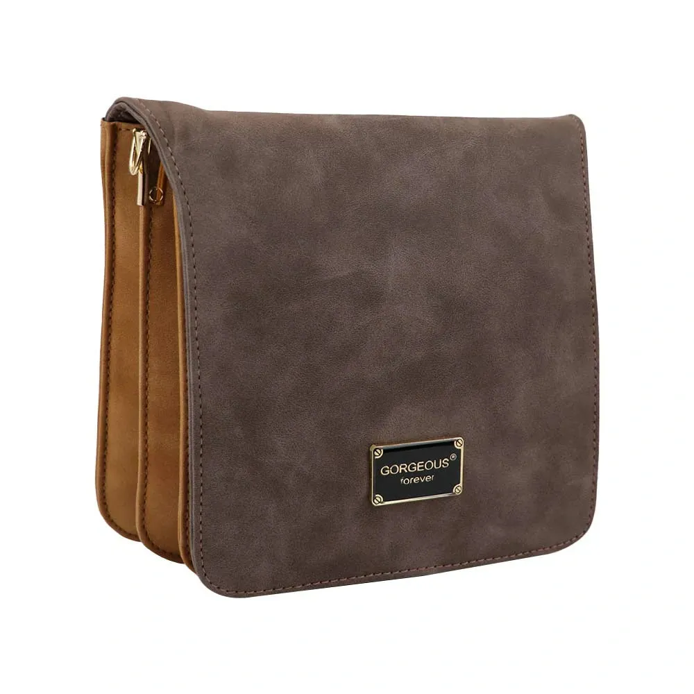 Trendy Grey Women's Sling Bag – Travel-Ready & Stylish