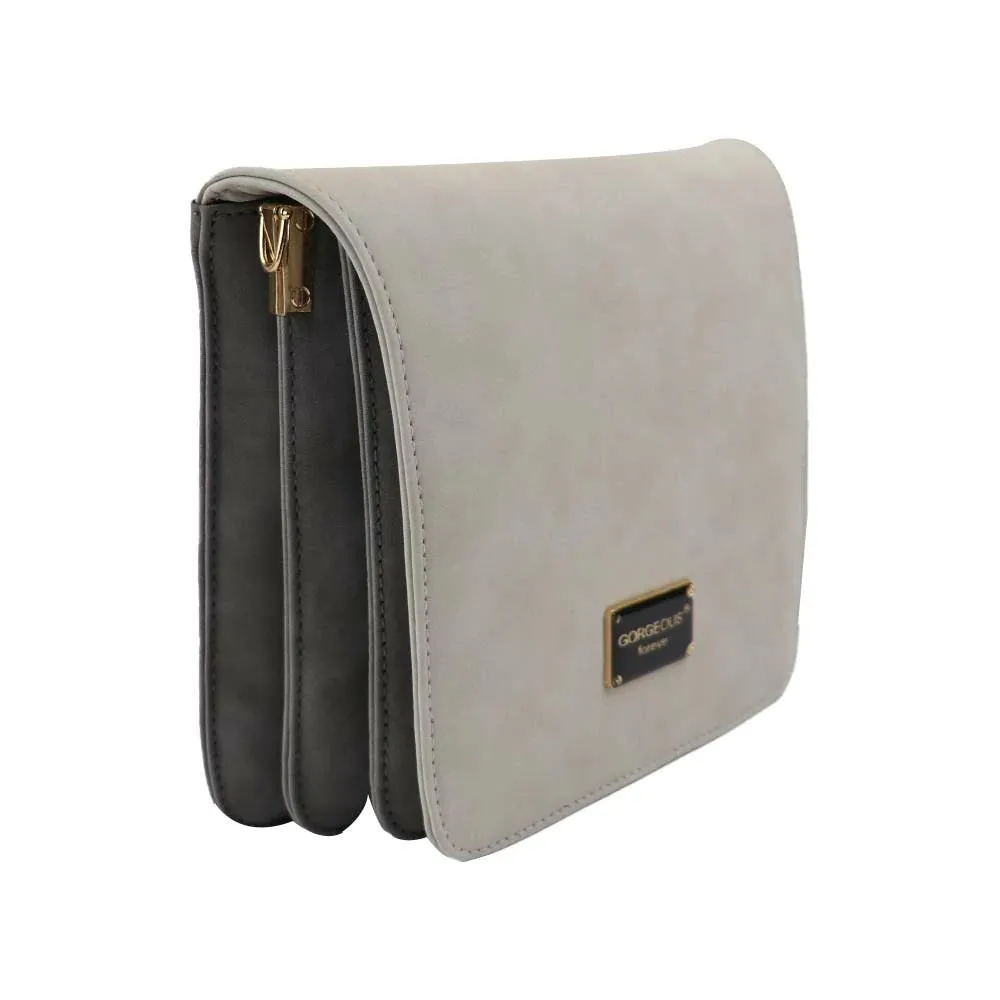 Trendy Grey Women's Sling Bag – Travel-Ready & Stylish