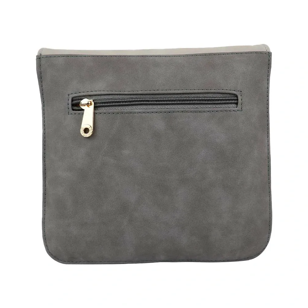 Trendy Grey Women's Sling Bag – Travel-Ready & Stylish