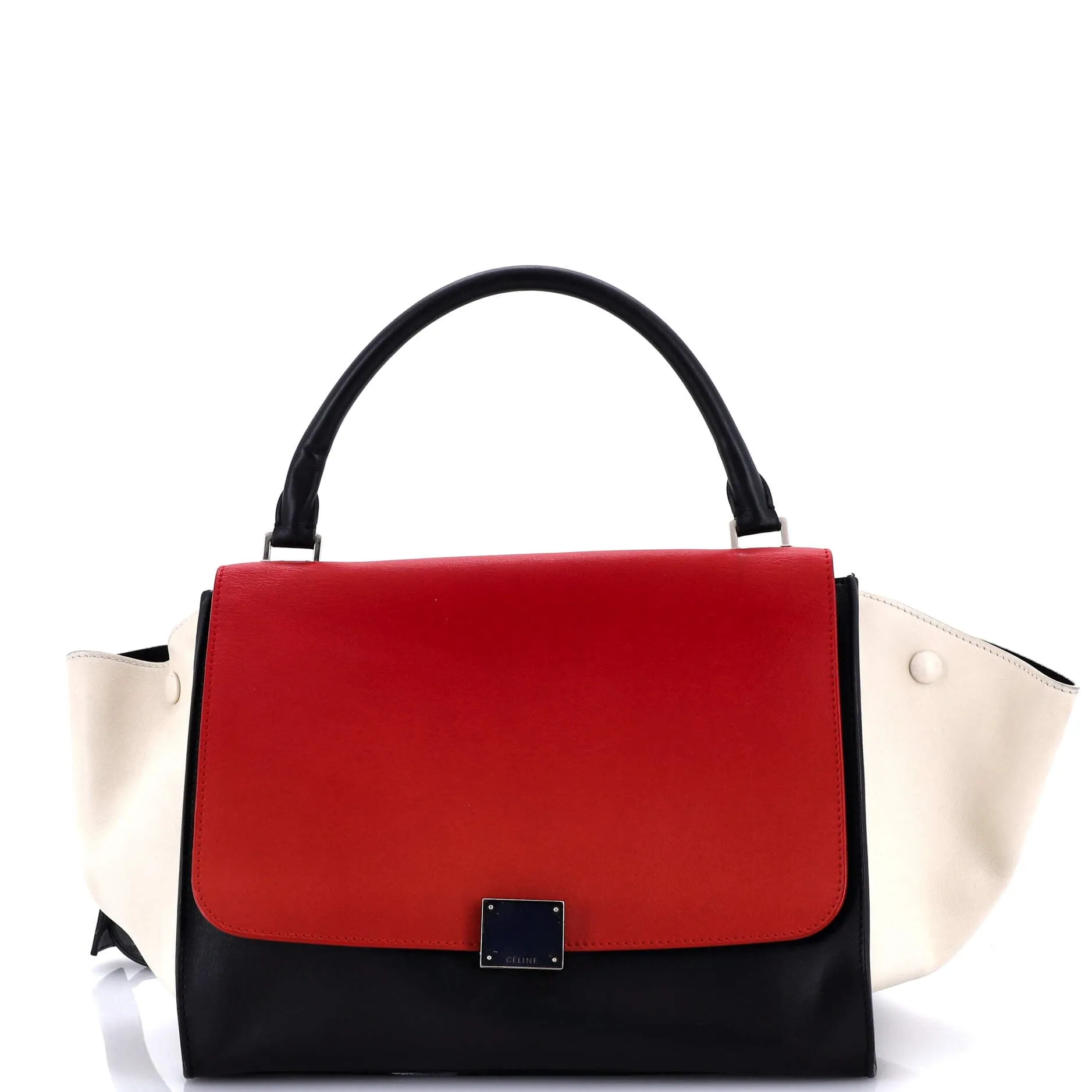 Tricolor Trapeze Bag Leather Medium