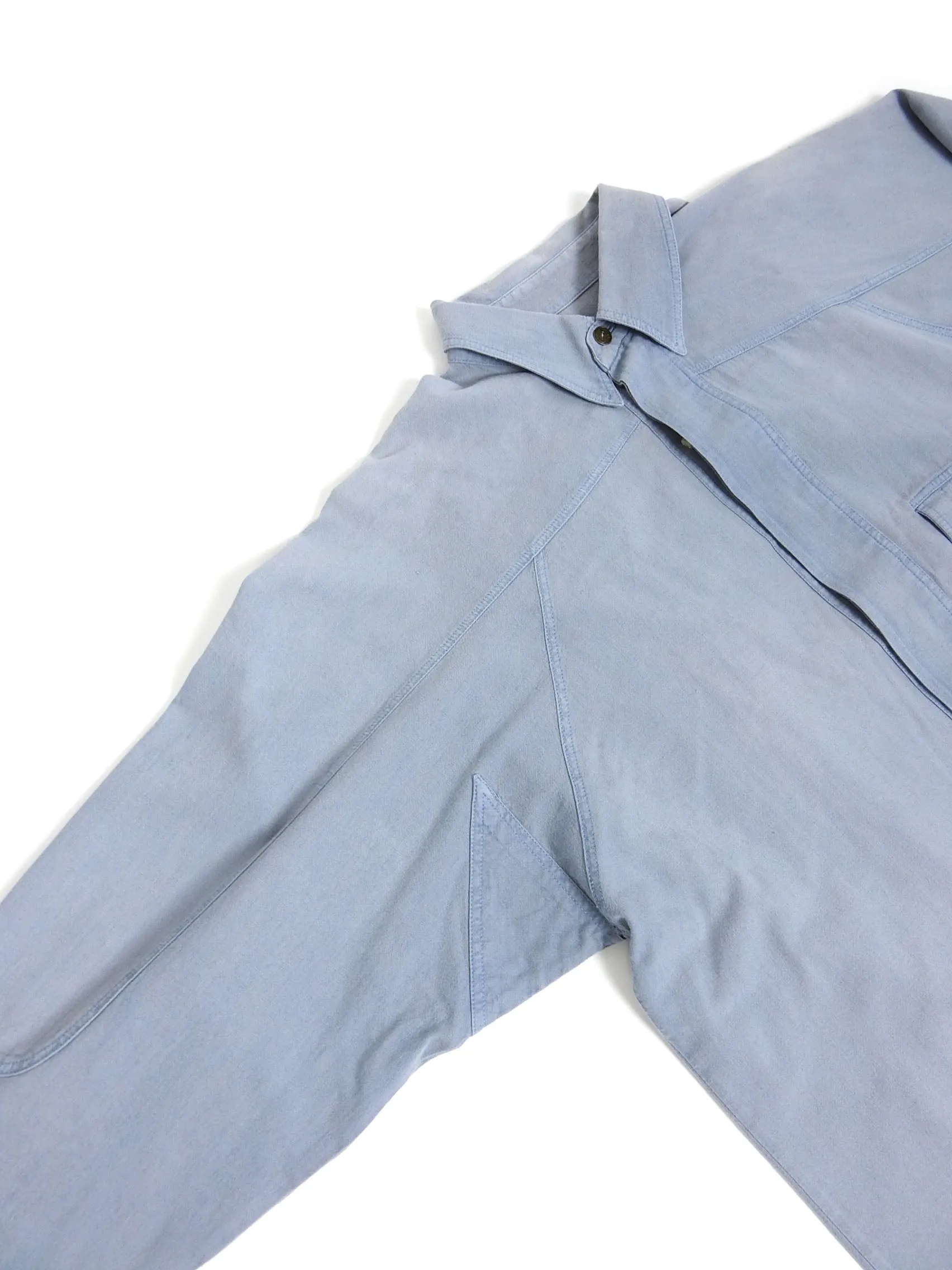 Trussardi Vintage Chambray Shirt Size Small