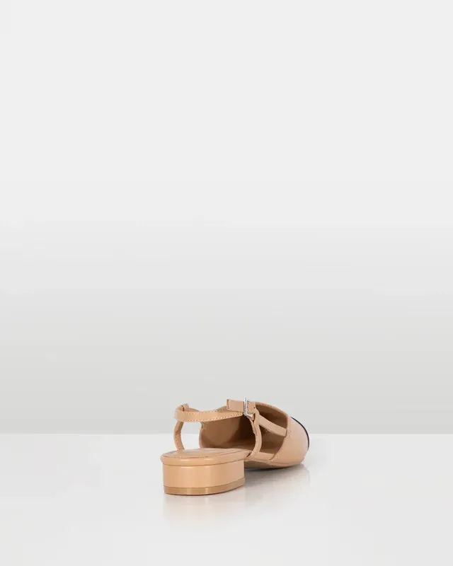 TWO-TONE SLING BACKS
