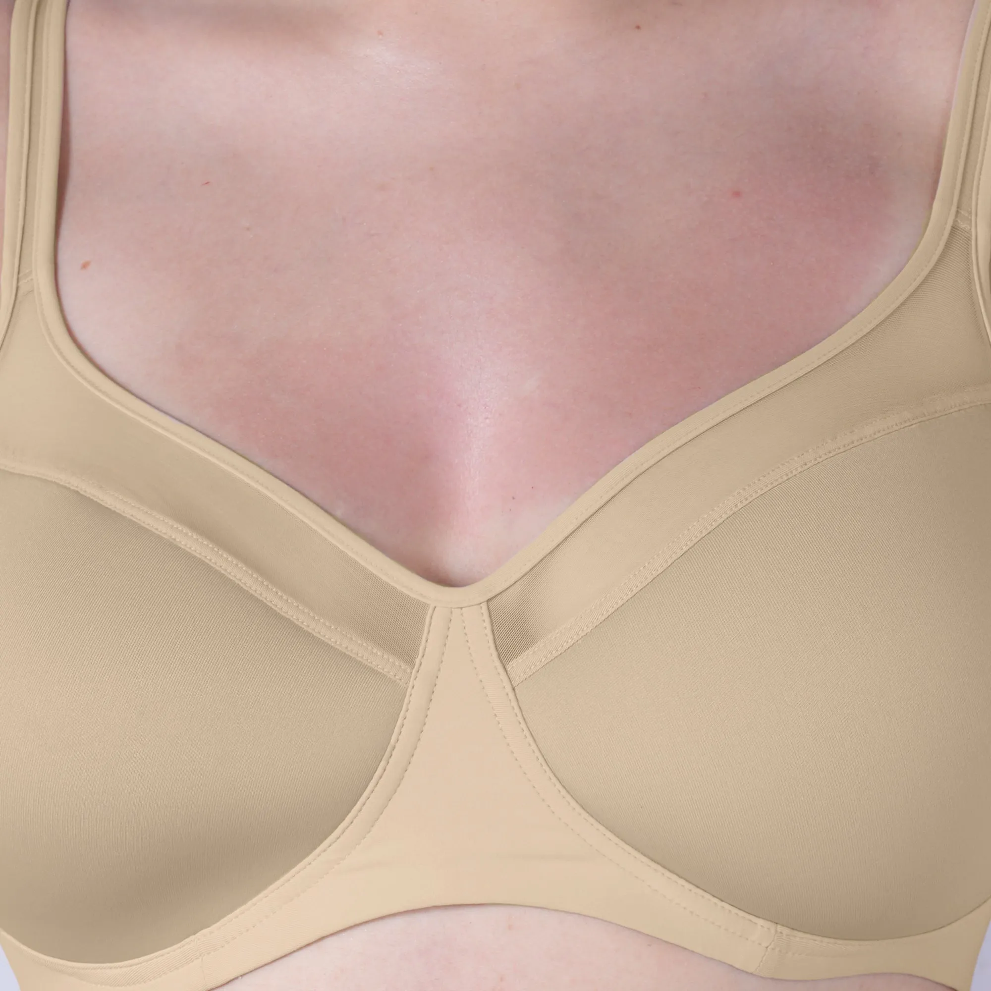 Ultra-Lightly Padded Non Wired Full Coverage Bra with Spacer Cups