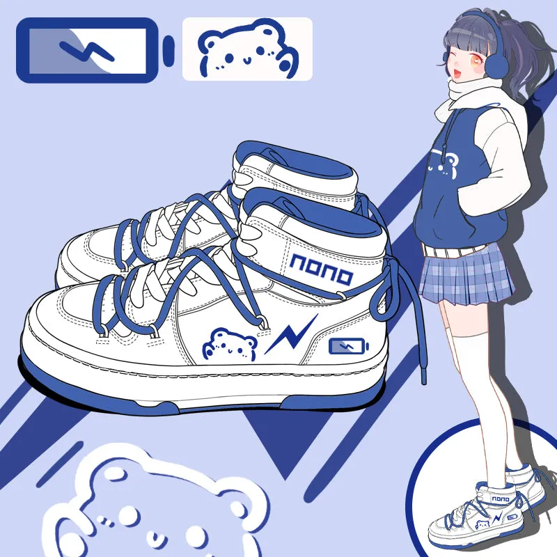 ulzzang Klein blue casual sports shoes UB3535