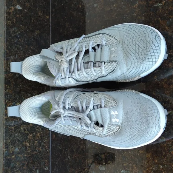 Under Armour Harper 7 Low ST Baseball Cleats 9 Gray White