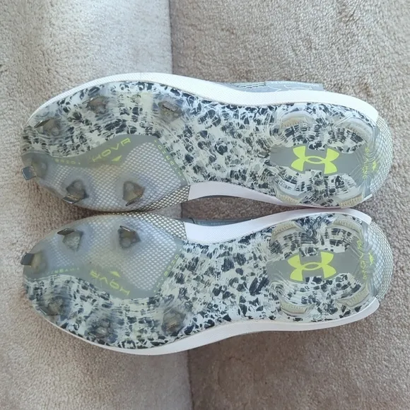 Under Armour Harper 7 Low ST Baseball Cleats 9 Gray White