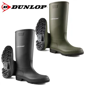 UNISEX DUNLOP WELLINGTONS BOOTS WELLIES FULLY WATERPROOF SNOW RAIN RUBBER SHOES Waterproof, Durable, All-Season