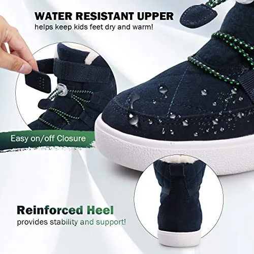 UOVO Boys Snow Boots, Navy Blue