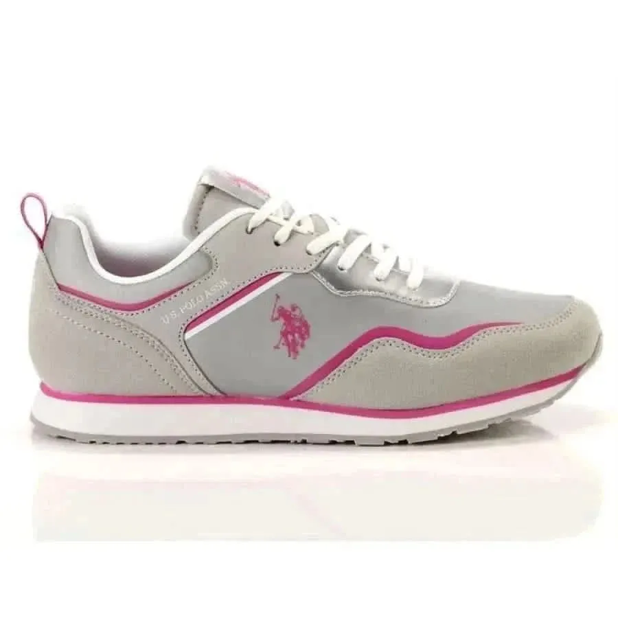 U.S. Polo Assn. Women Sneakers in Bright Yellow Suede