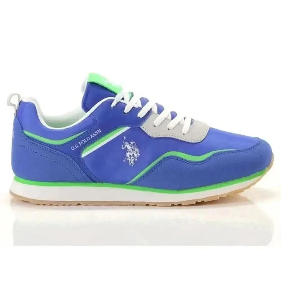 U.S. Polo Assn. Women Sneakers in Bright Yellow Suede